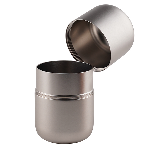 Sleek Aluminum Storage Canister | Airtight & Durable