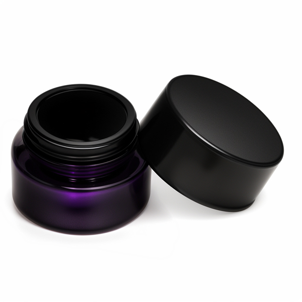 Ultimate Protection: Child-Resistant 5ml Violet Glass Jar for High-End Concentrates