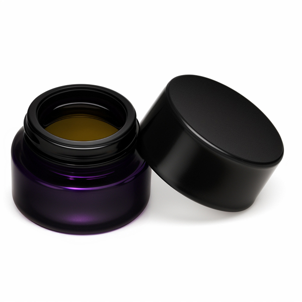 Ultimate Protection: Child-Resistant 5ml Violet Glass Jar for High-End Concentrates